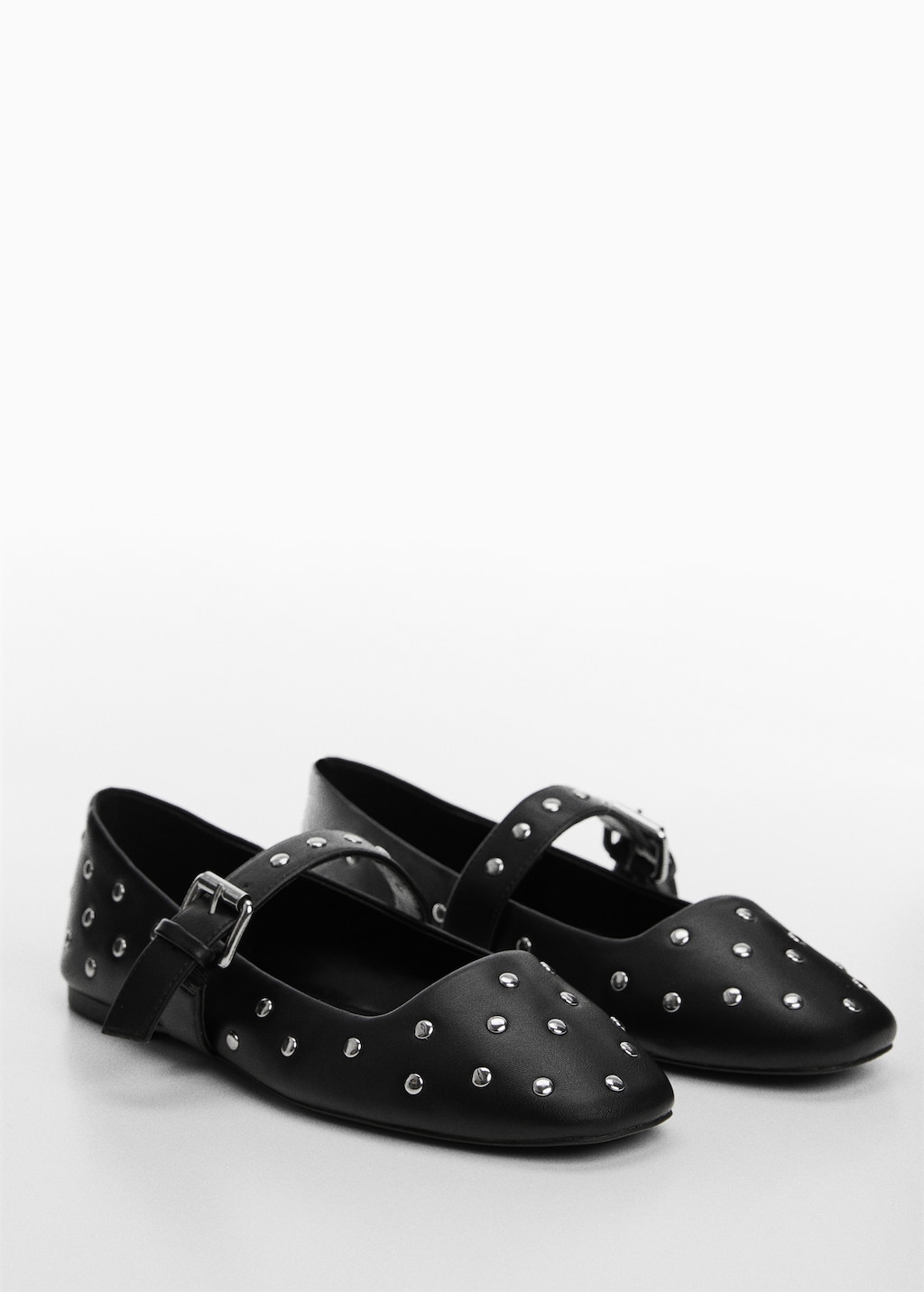 Studded ballerinas - Medium plane