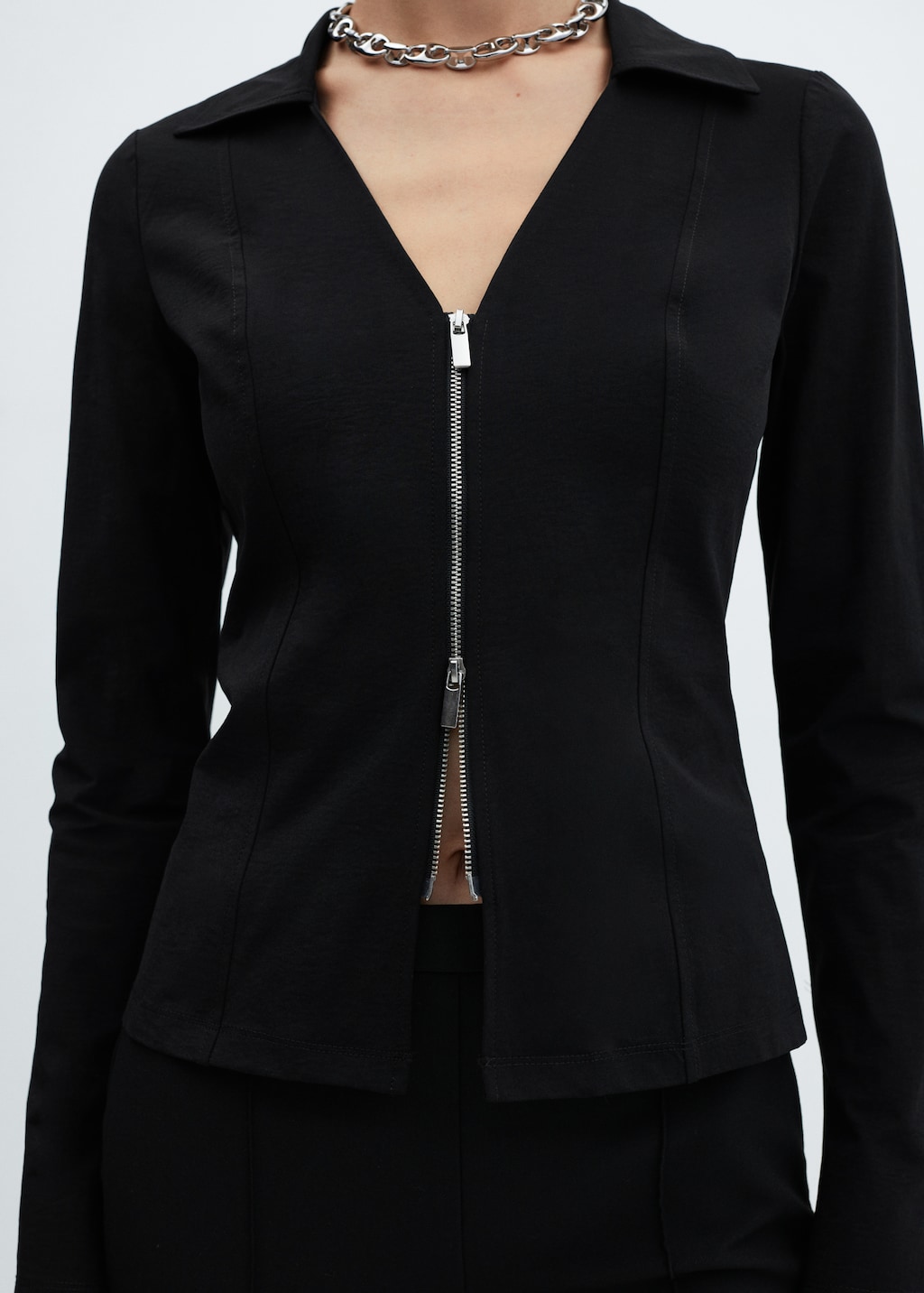 Zipper fitted jacket - Details of the article 6