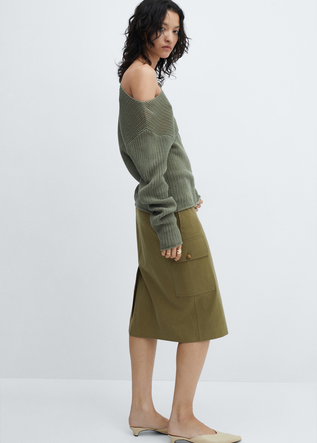 Cargo midi-skirt - Details of the article 1