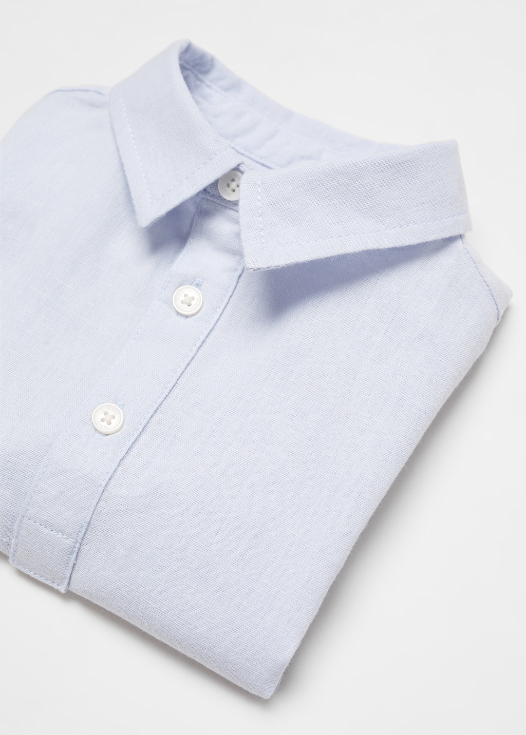 Linen polo shirt - Details of the article 0