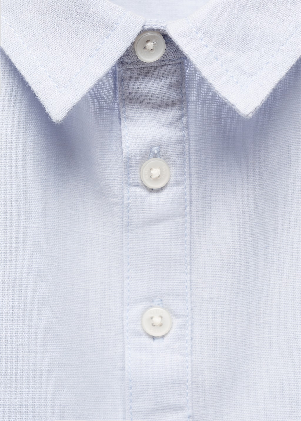 Linen polo shirt - Details of the article 8