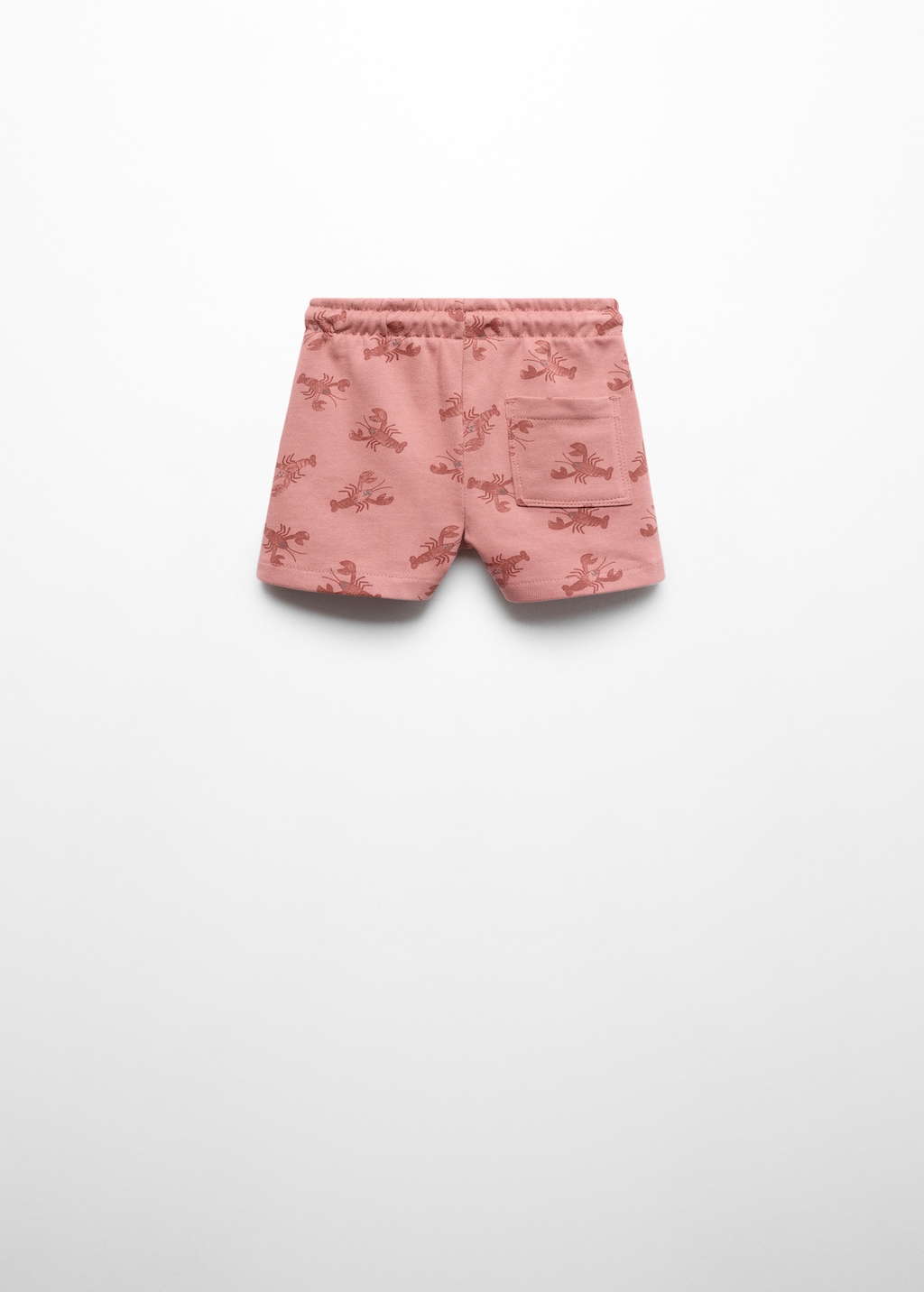 Lobsters-print Bermuda shorts - Reverse of the article