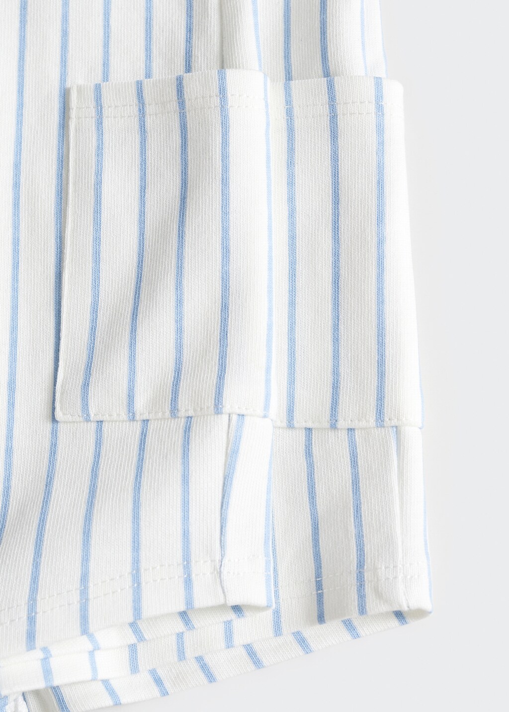 Striped cotton dungarees - Details of the article 0