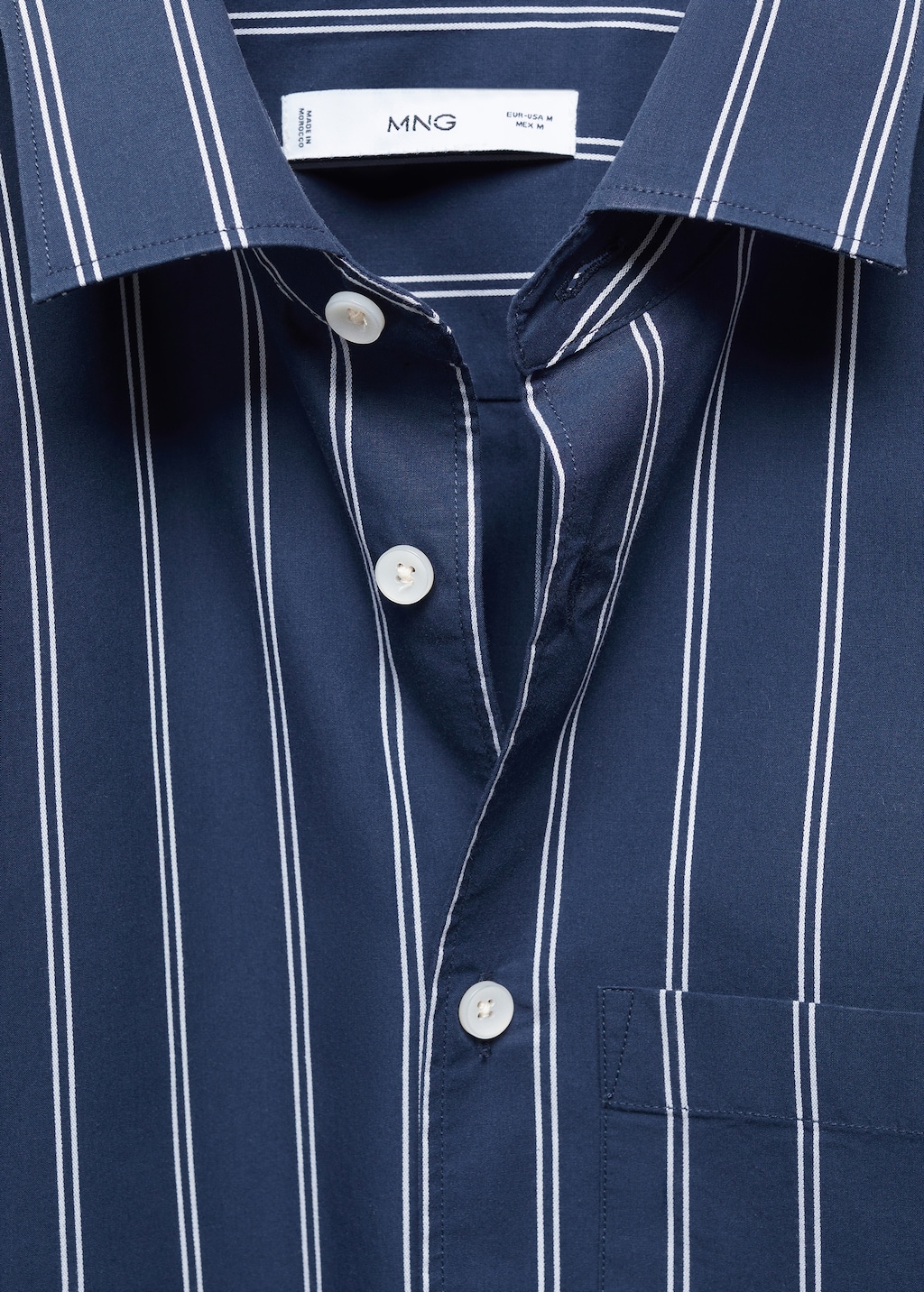 Classic-fit striped cotton shirt - Details of the article 8