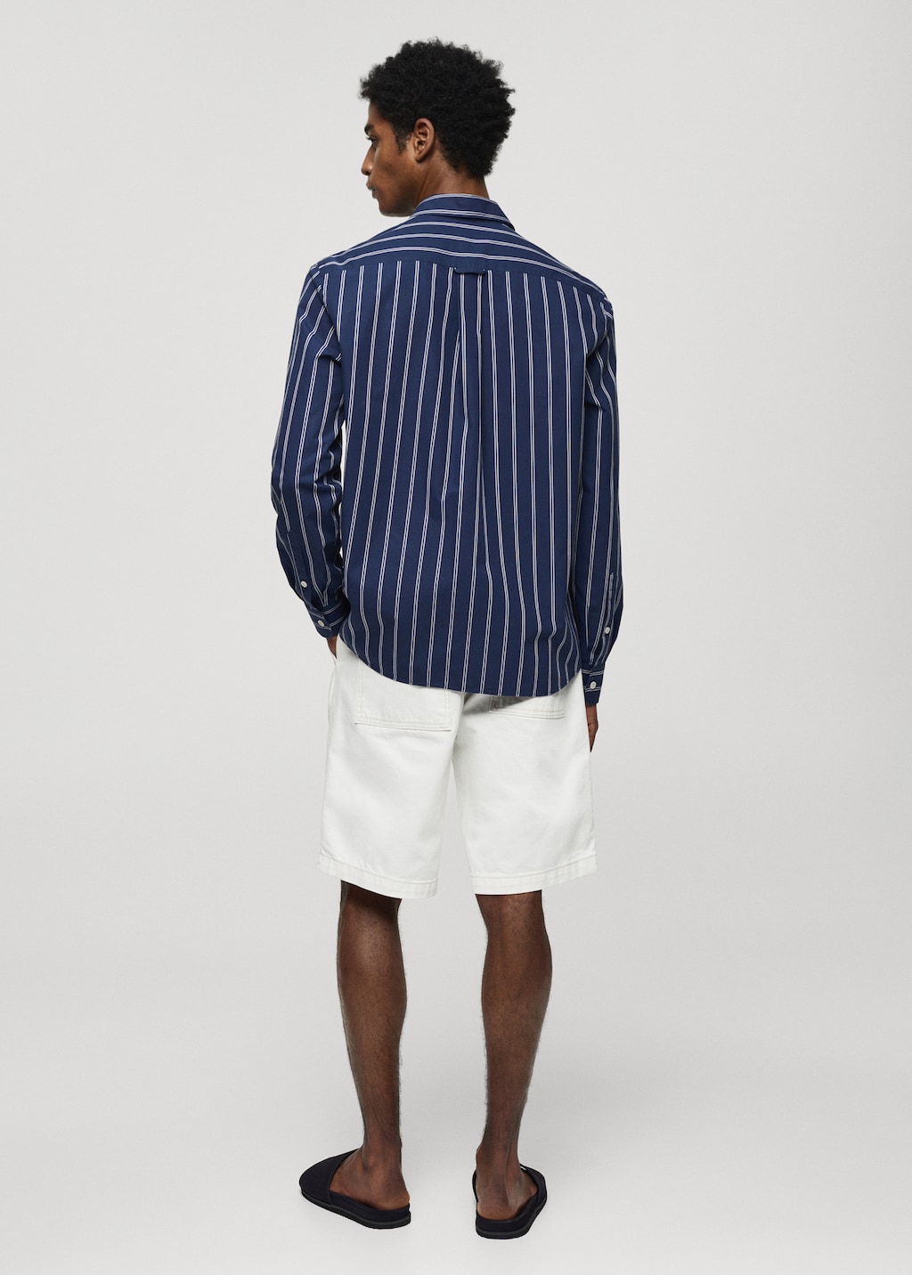 Classic-fit striped cotton shirt - Reverse of the article