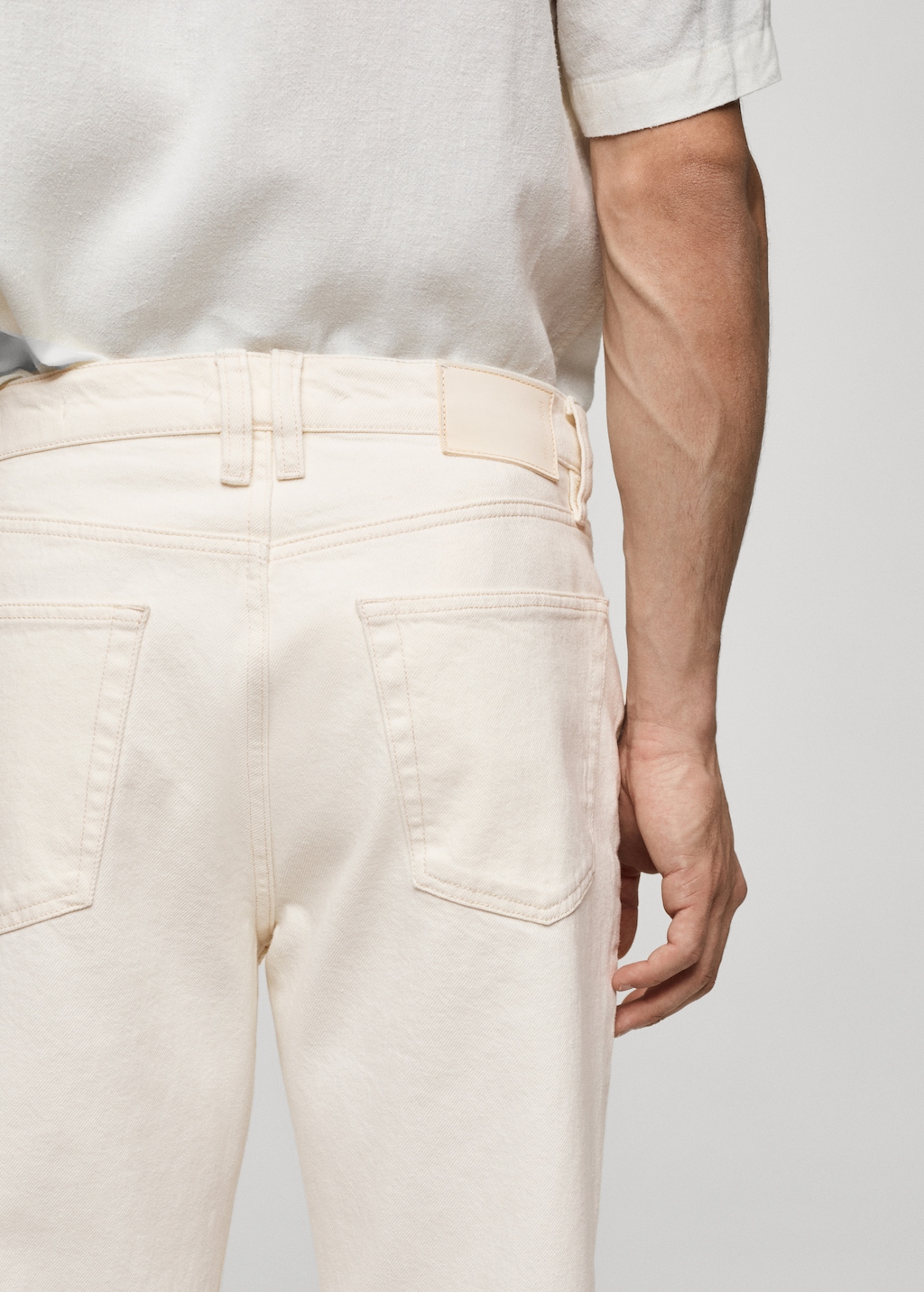 Relaxed-fit cotton jeans - Details of the article 4