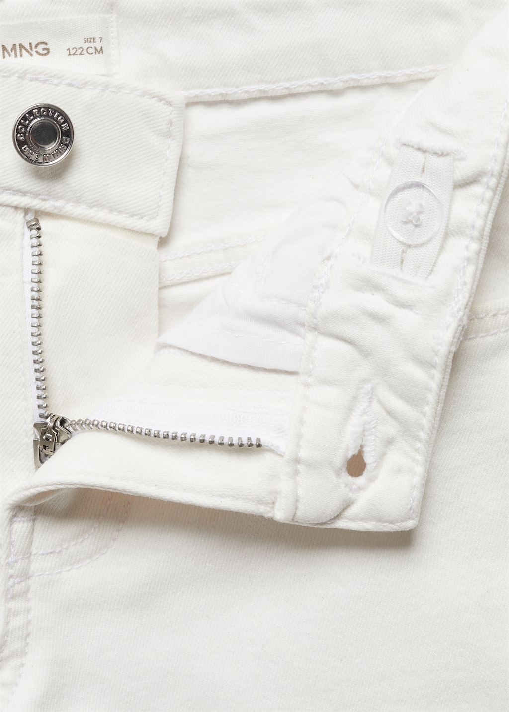 Slim-fit denim bermuda shorts - Details of the article 8