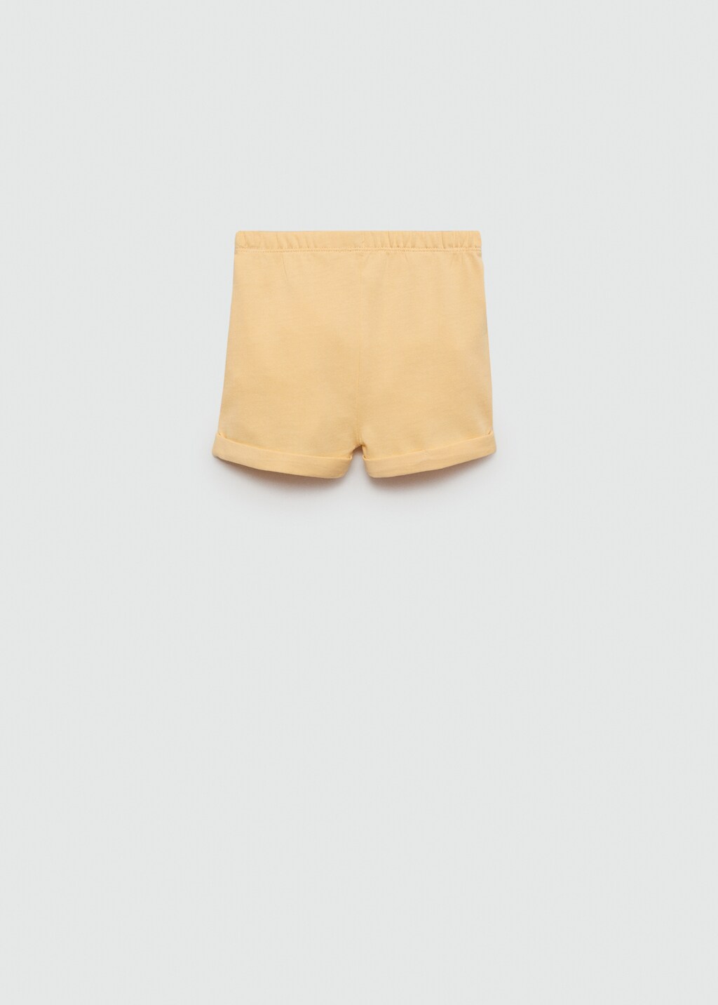 Buttoned cotton shorts - Reverse of the article