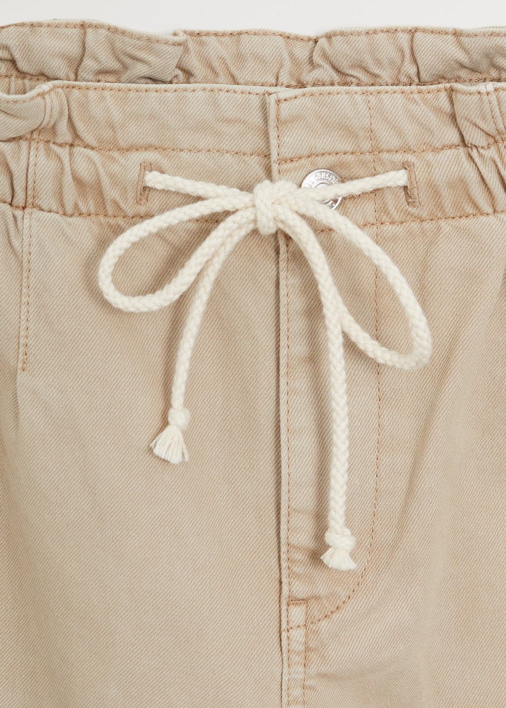 Baggy straight jeans with drawstring waist - Details of the article 8