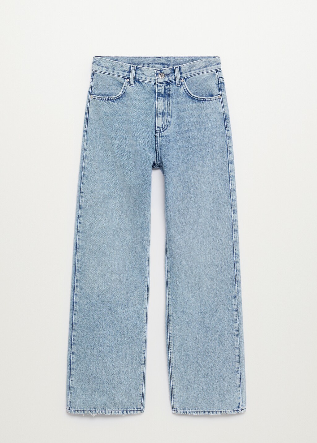 High waist straight jeans - Article without model