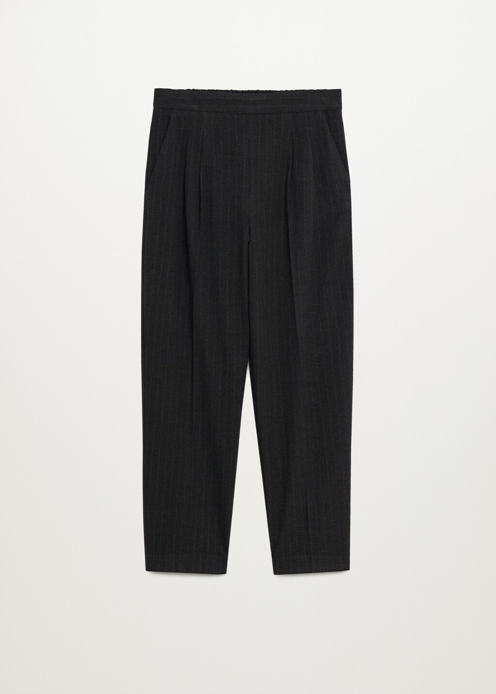 Pleat textured trousers - Article without model