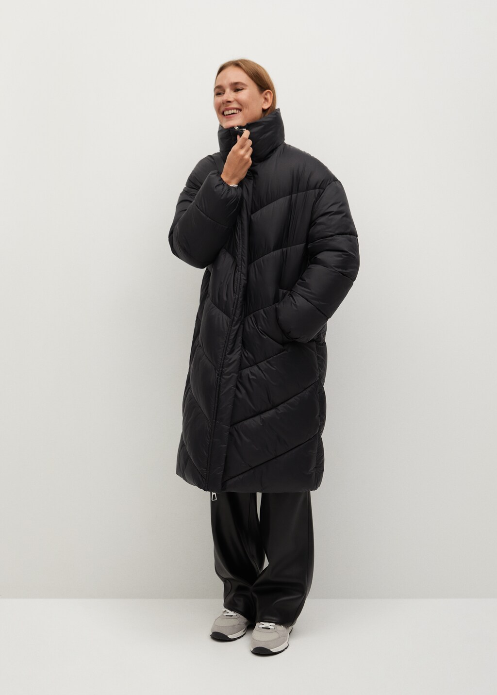 Oversize quilted coat - Medium plane