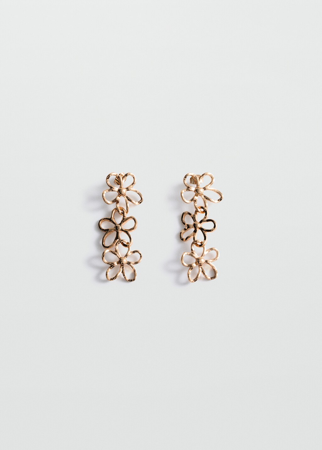 Boucles d'oreilles pendantes fleurs - Article sans modèle