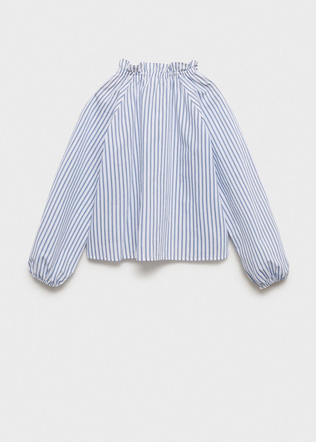 Ruched detail striped blouse - Reverse of the article