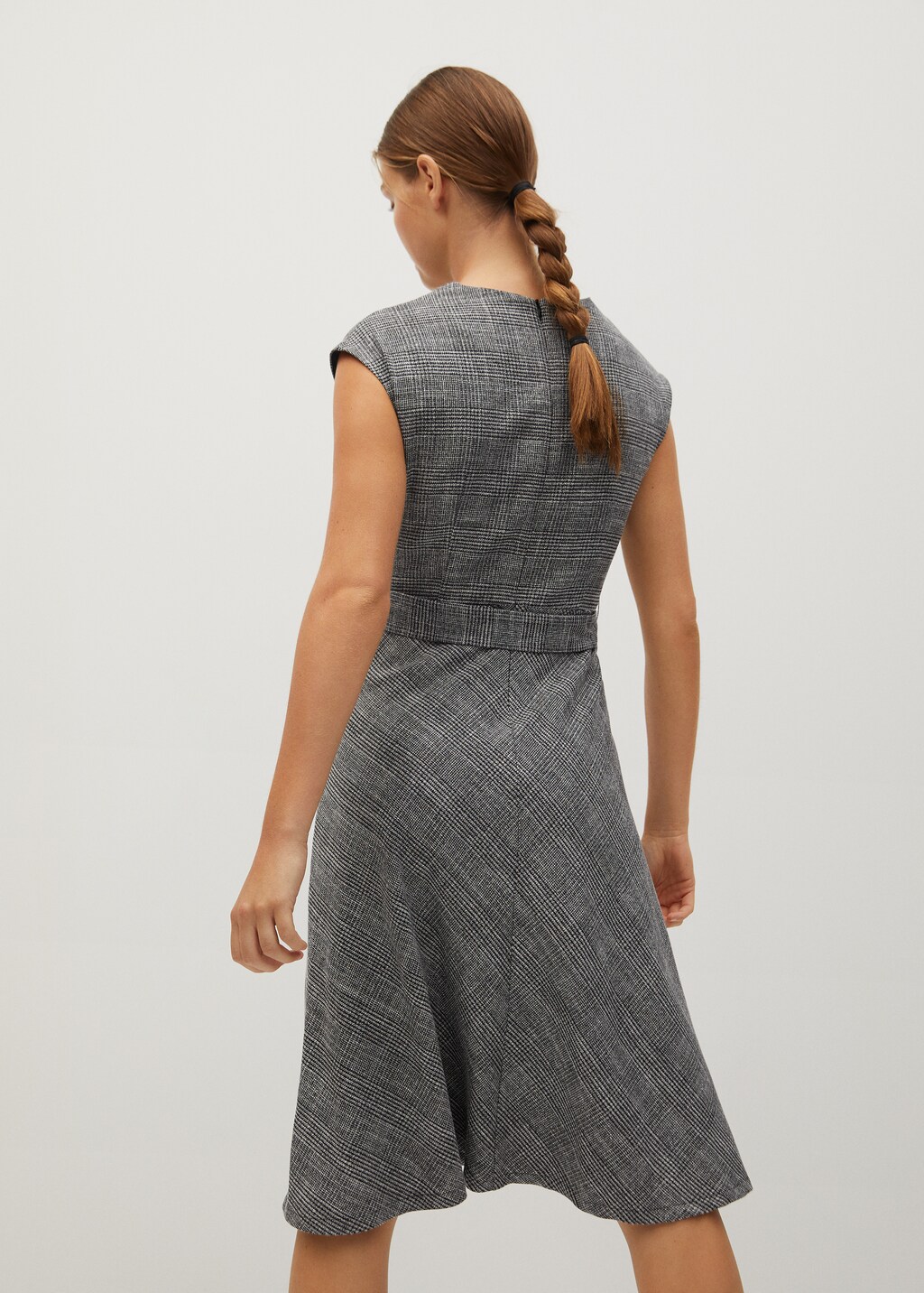 Check belt dress - Reverse of the article