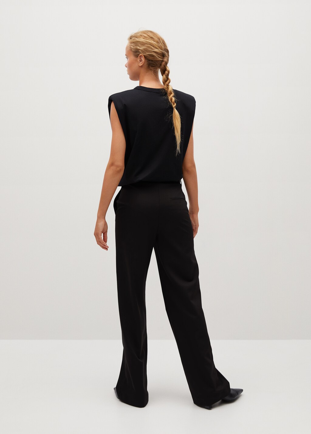 Flowy suit trousers - Reverse of the article