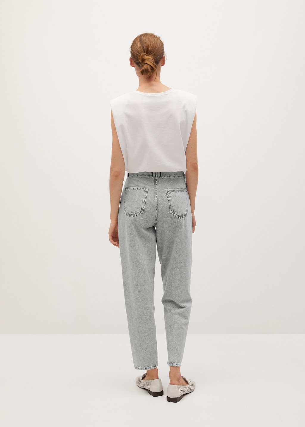 Dart slouchy jeans - Reverse of the article