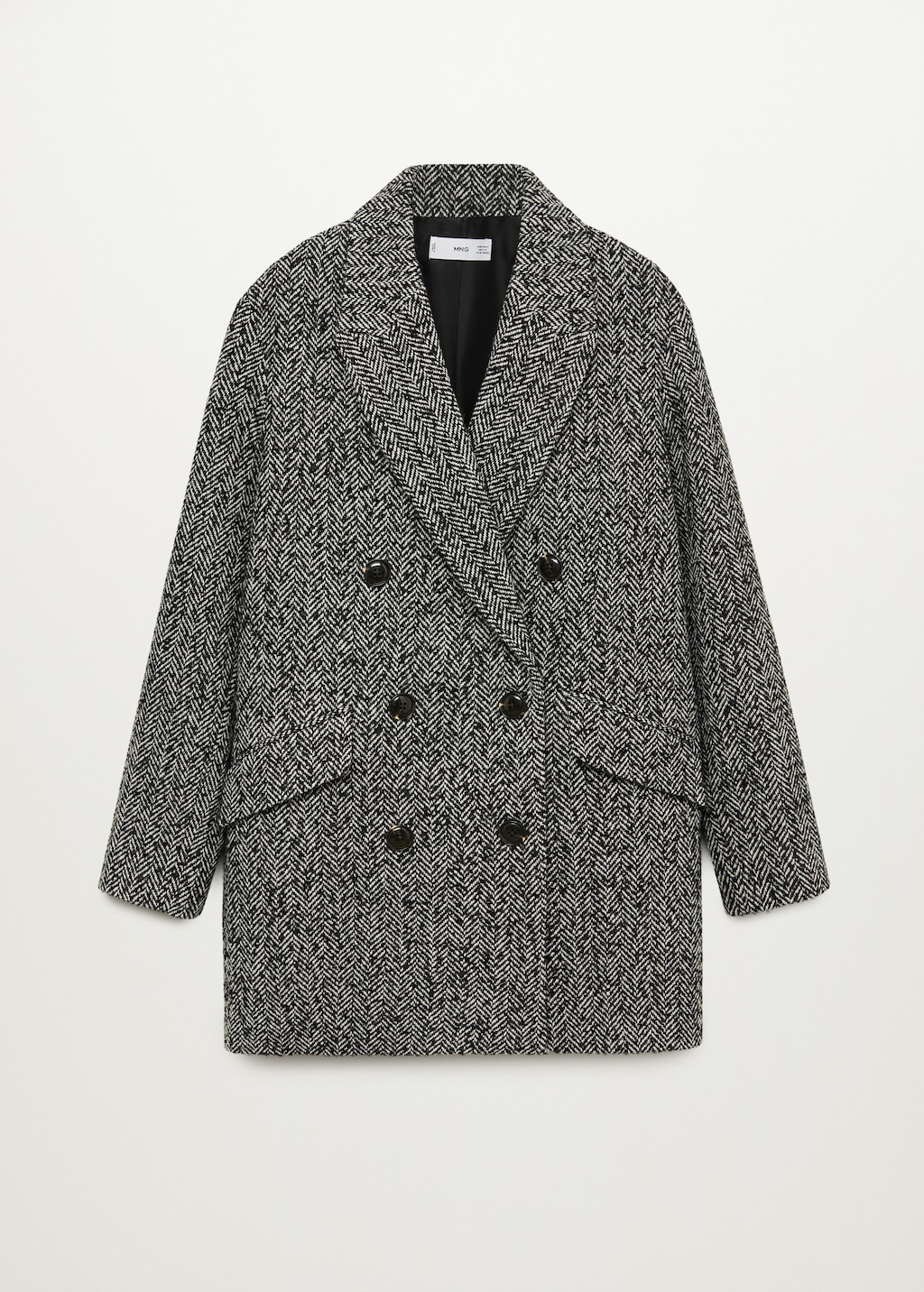 Wool double-breasted coat - Article without model