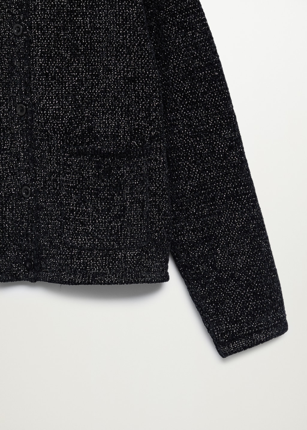 Metallic thread cardigan - Details of the article 8