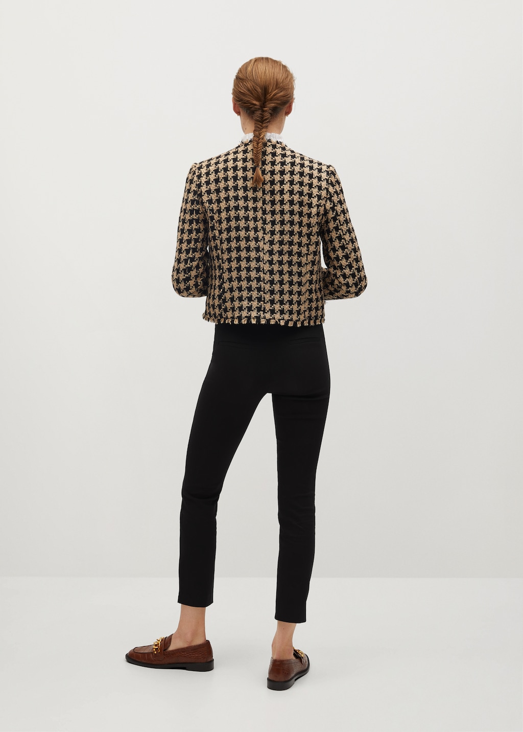 Crop skinny trousers - Reverse of the article