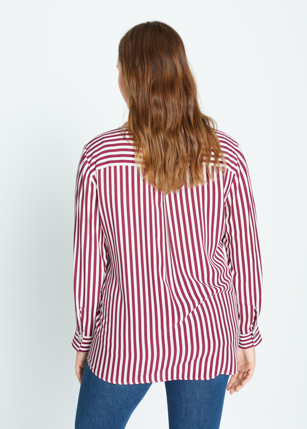 Flowy printed blouse - Reverse of the article