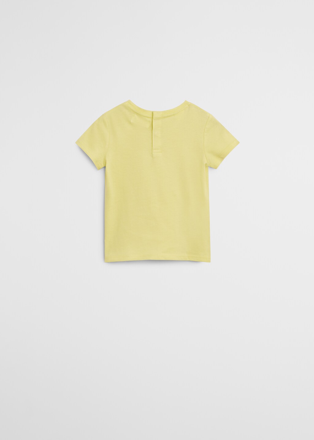 Organic cotton embossed detail t-shirt - Reverse of the article