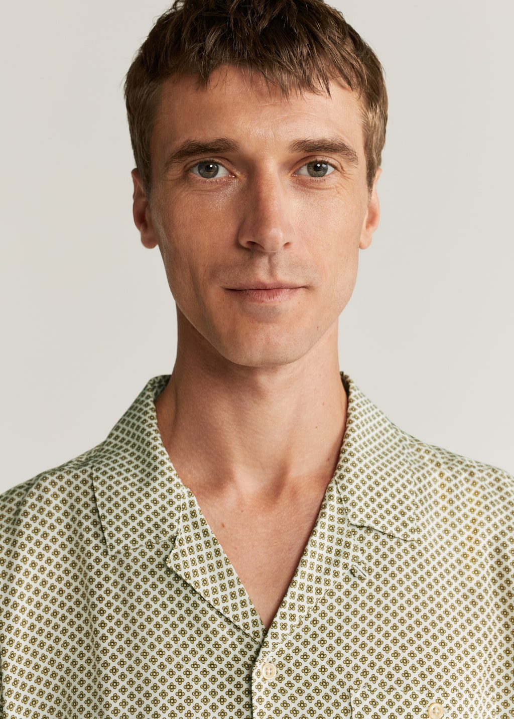 Regular fit geometric print shirt - Details of the article 3