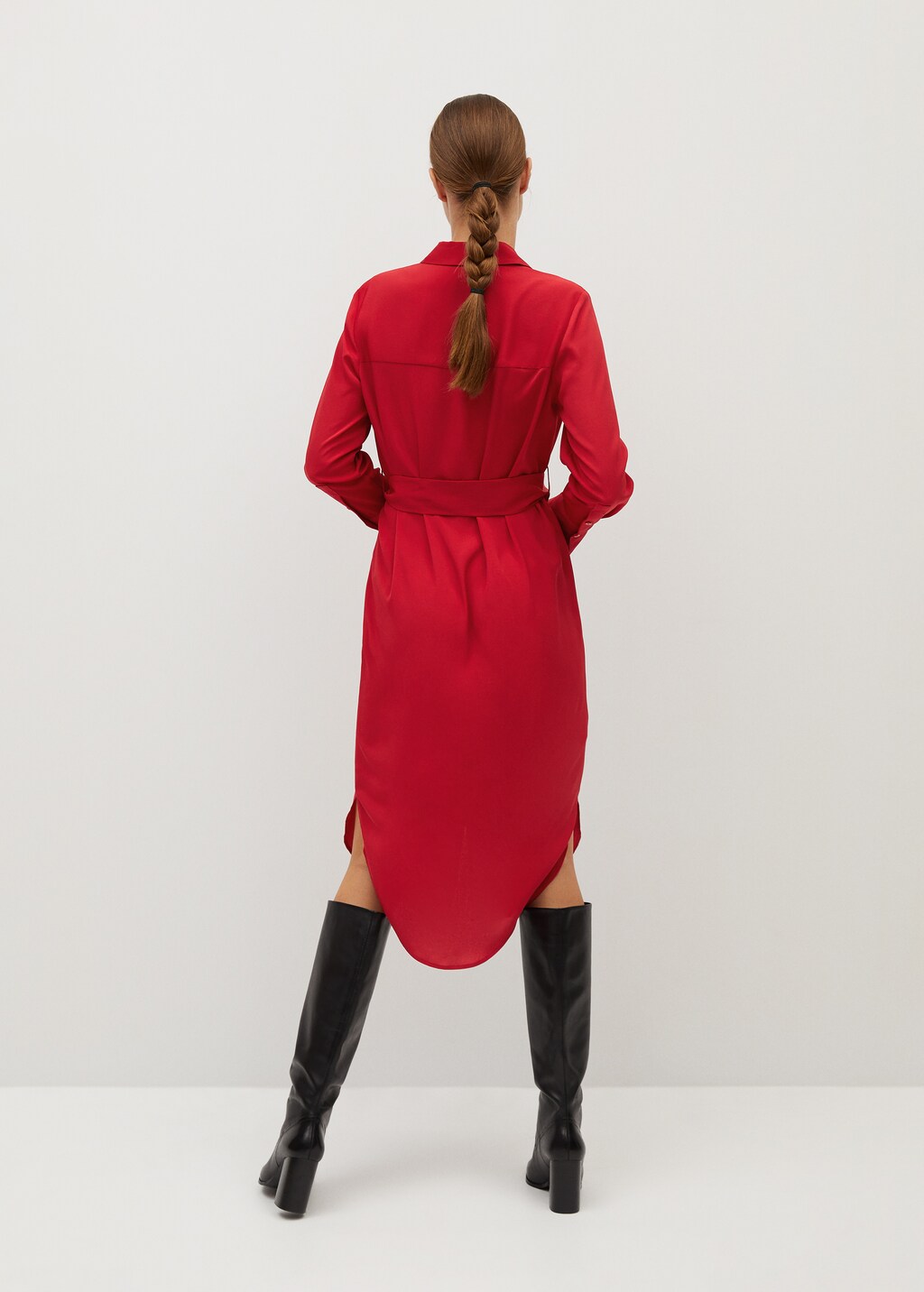 Bow shirt dress - Reverse of the article