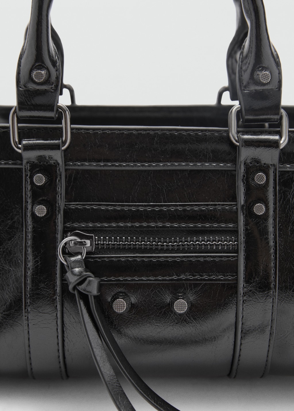 Mini bag with studded handles - Details of the article 1