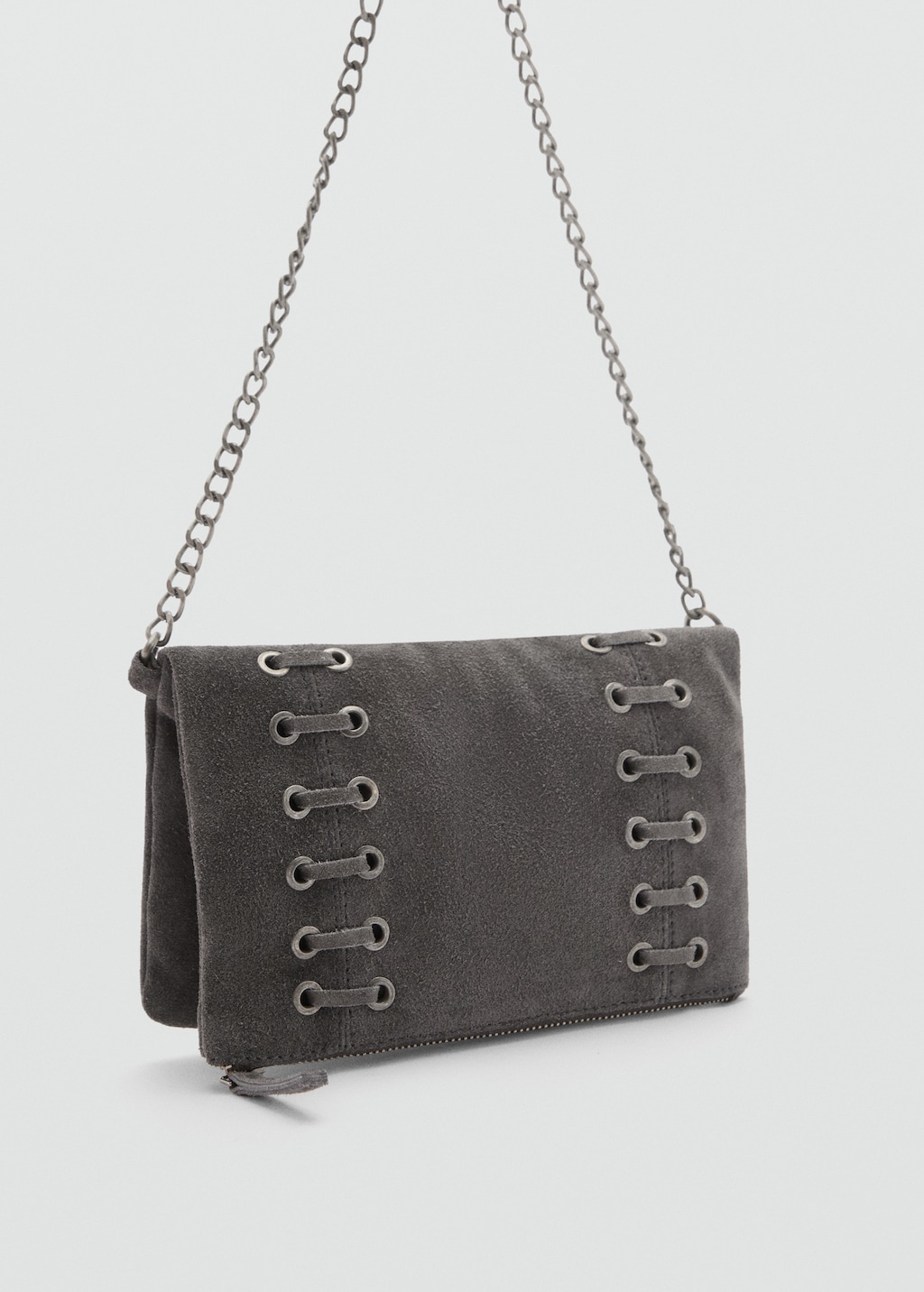 Leather envelope bag - Medium plane