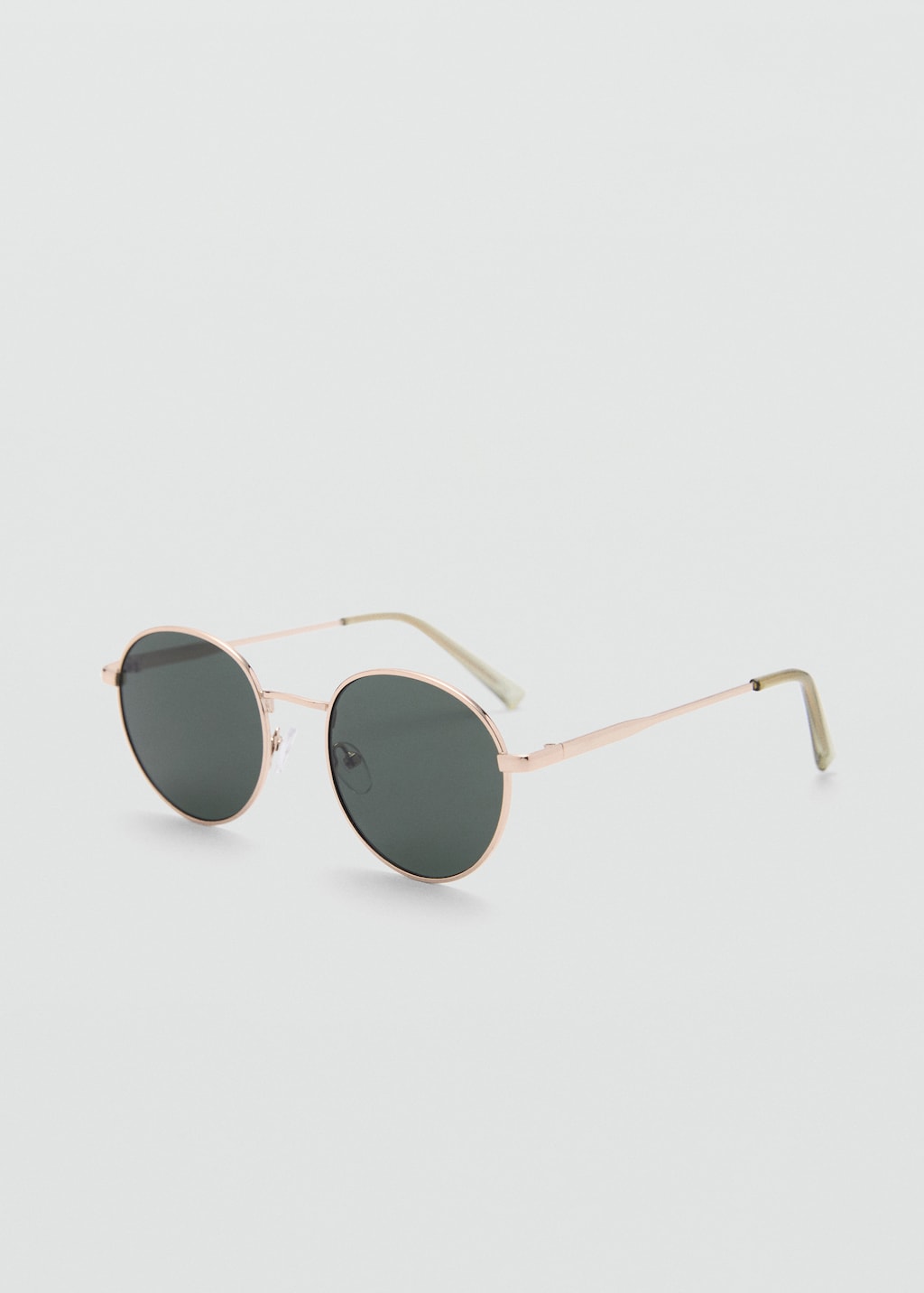 Round Metal Sunglasses - Medium plane