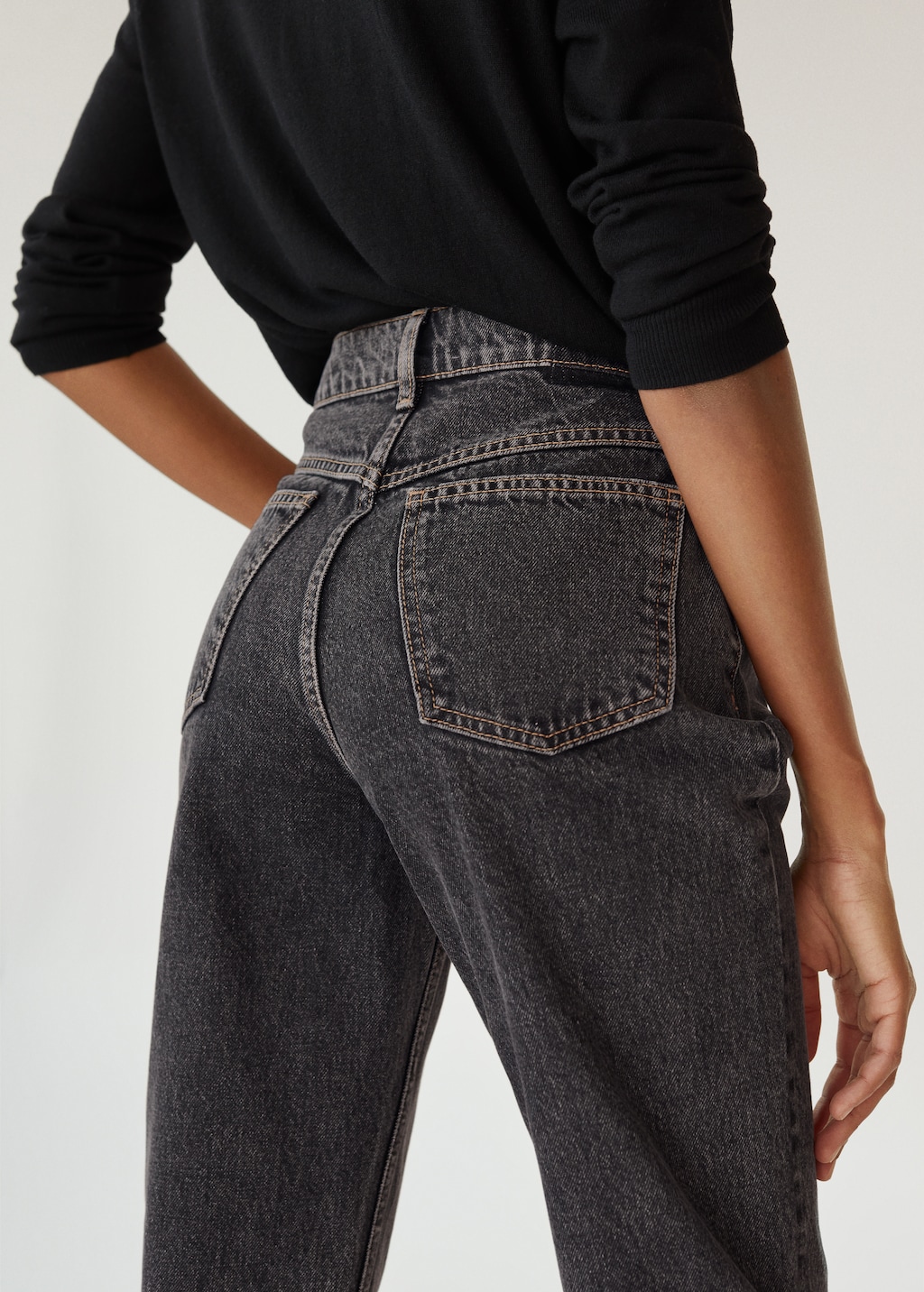 Mom 100% cotton jeans - Details of the article 2