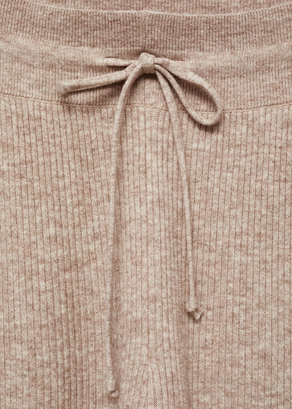 Fine rib-knit trousers - Details of the article 8