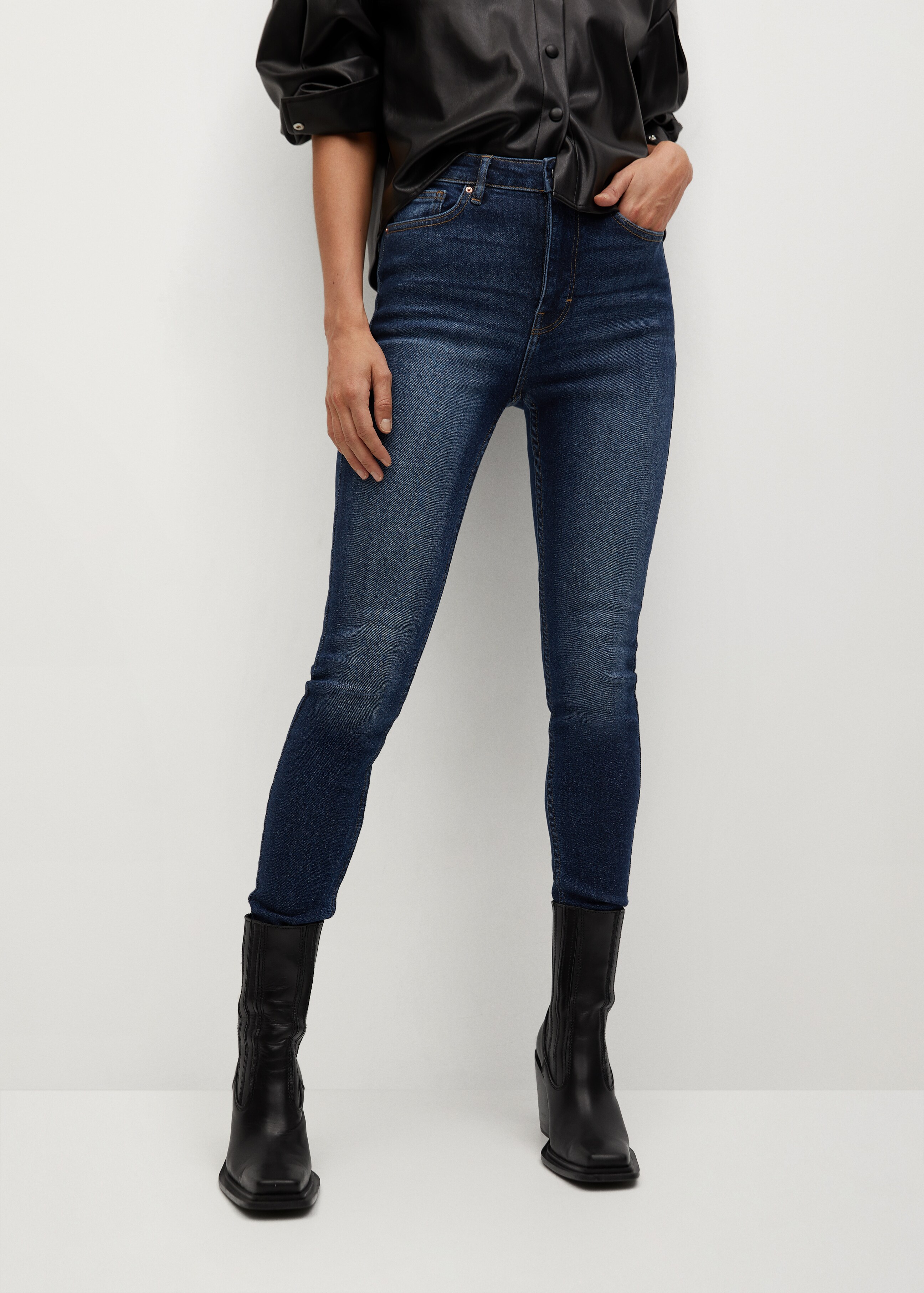 Soho high-waist skinny jeans - Medium plane