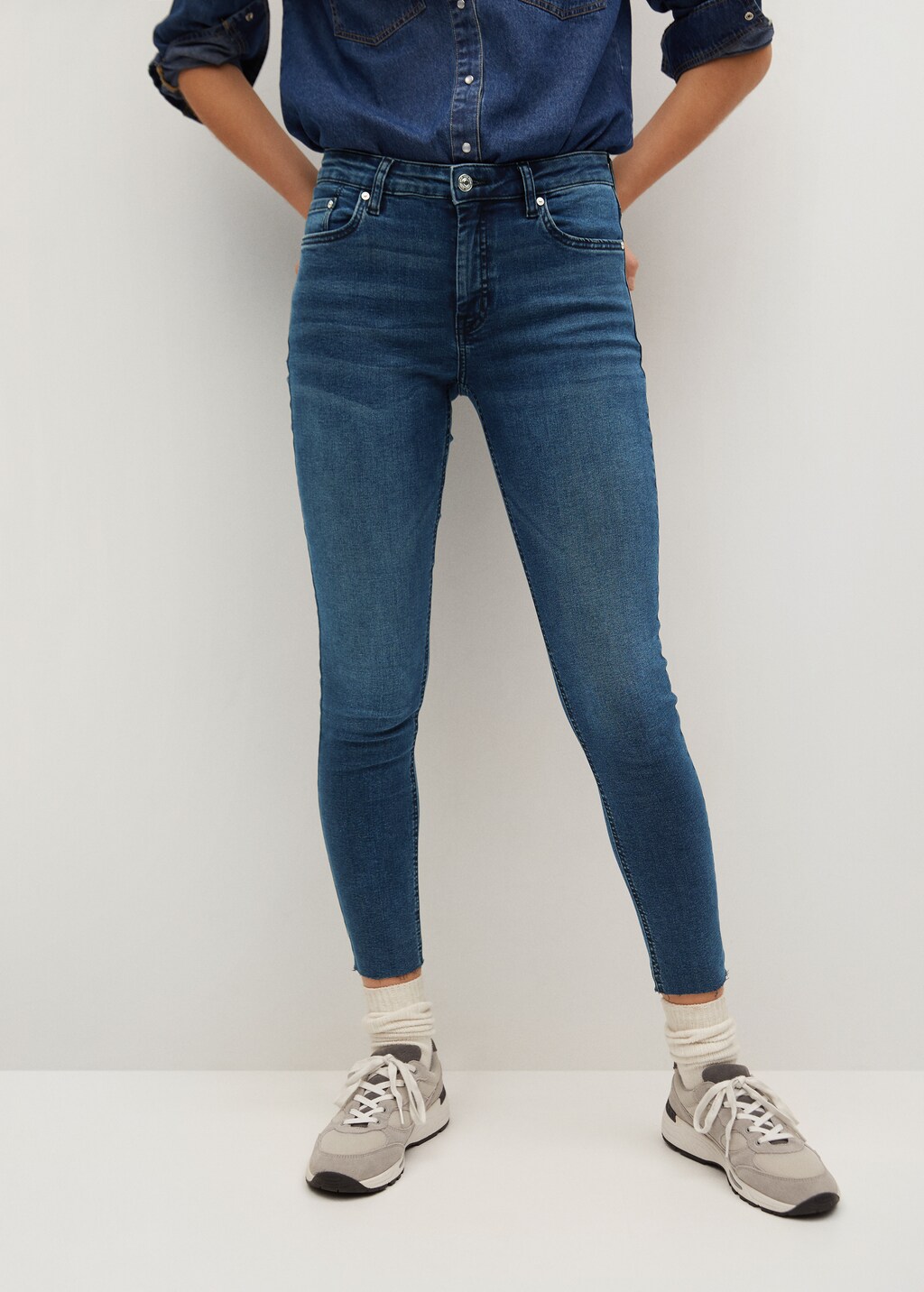 Crop skinny Isa jeans - Medium plane