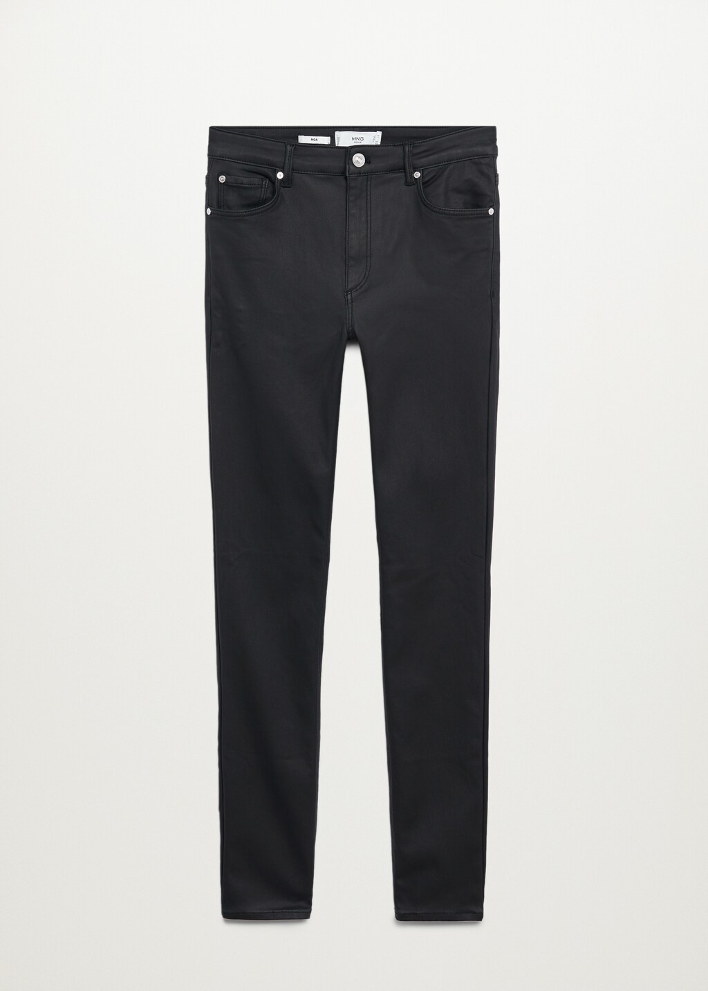 Noa coated high-waist skinny jeans - Article without model