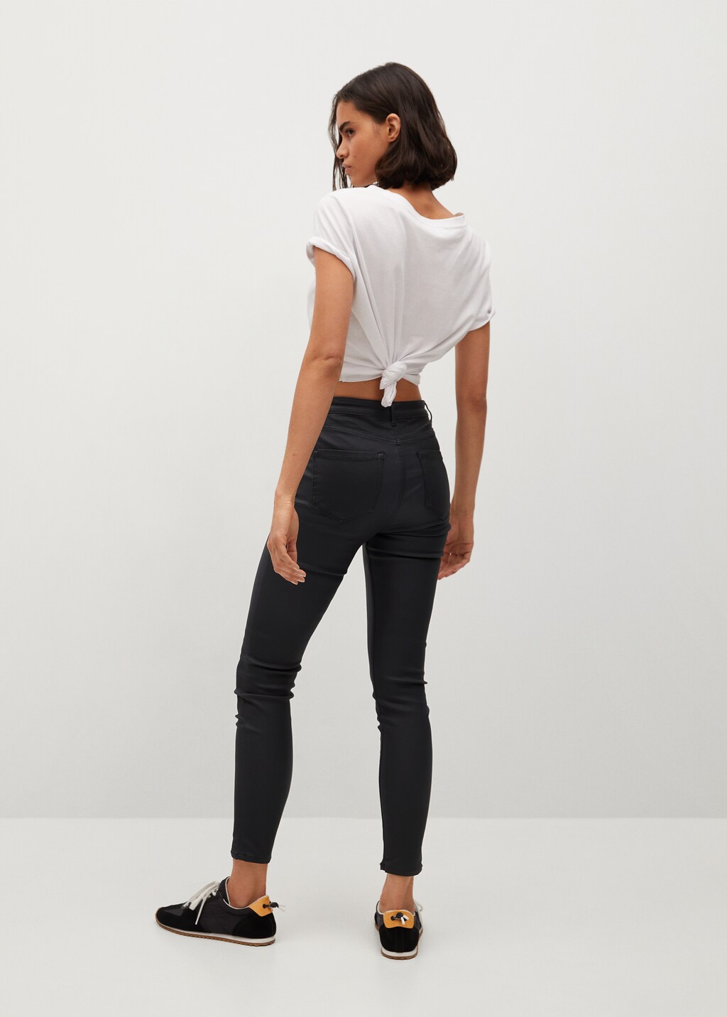 Noa coated high-waist skinny jeans - Reverse of the article