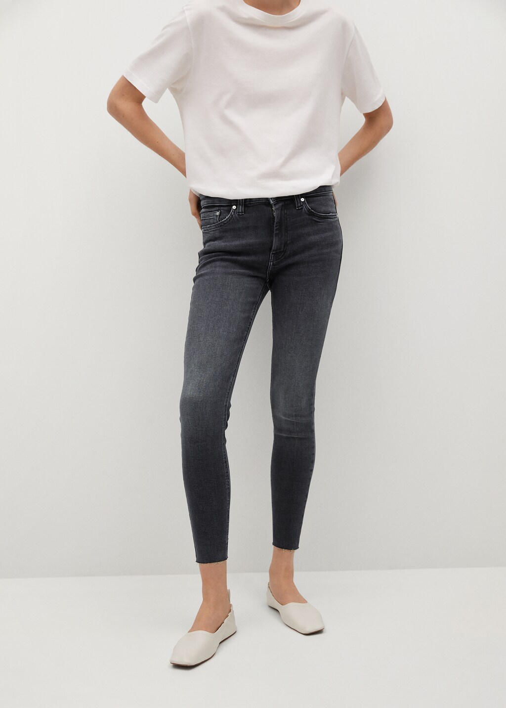 Crop skinny Isa jeans - Medium plane