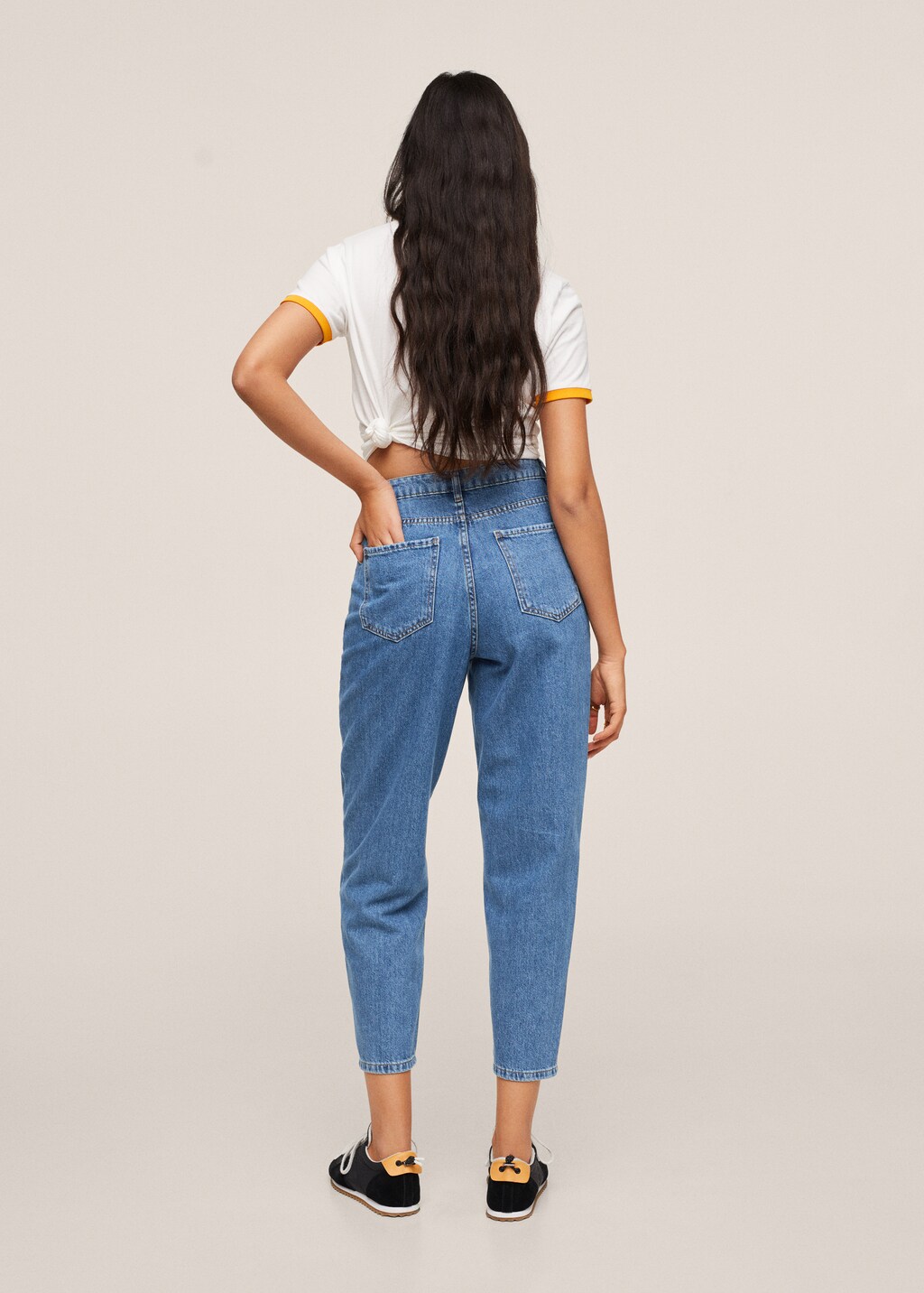 Dart slouchy jeans - Reverse of the article