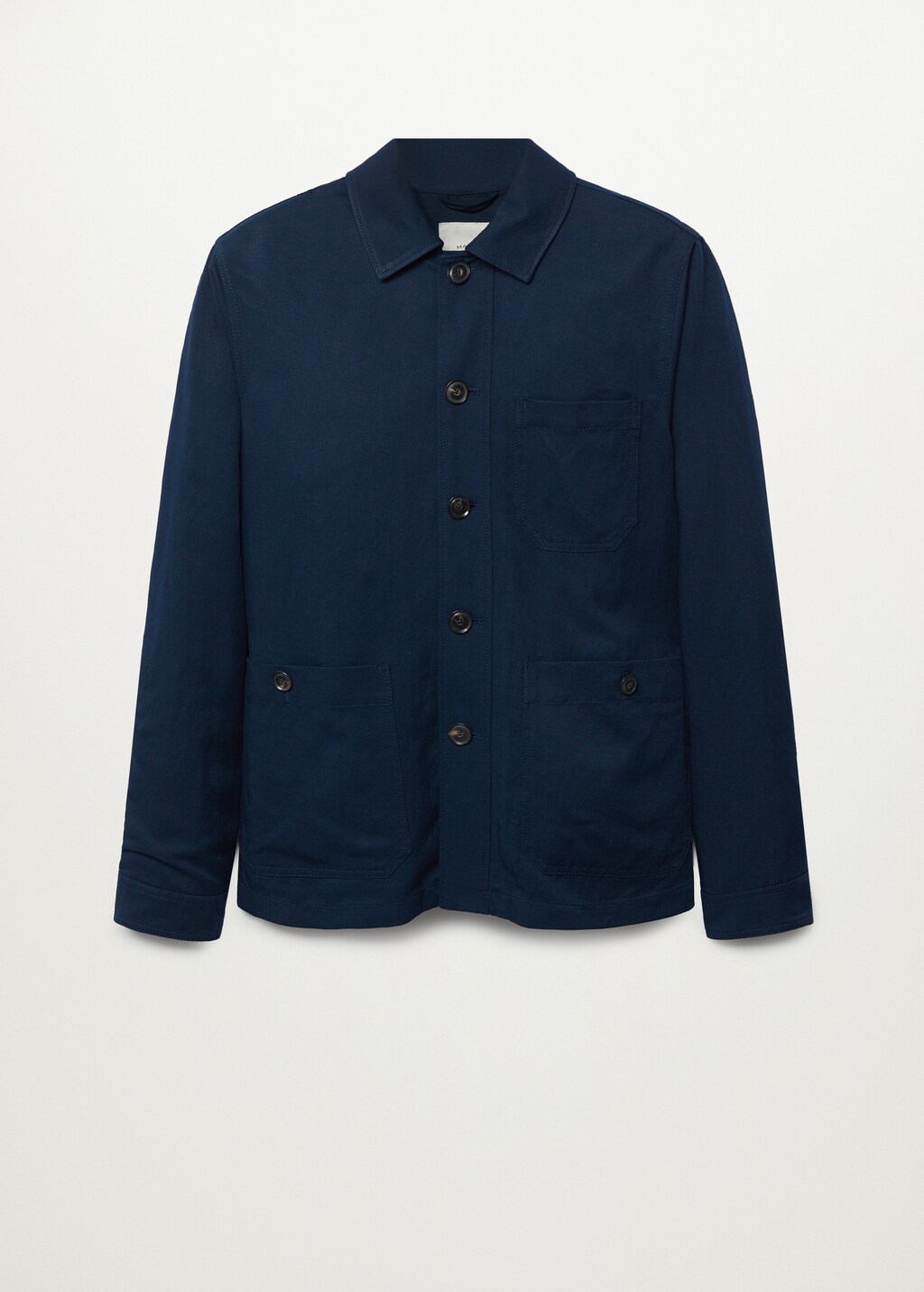 Soft-finish linen worker jacket - Article without model