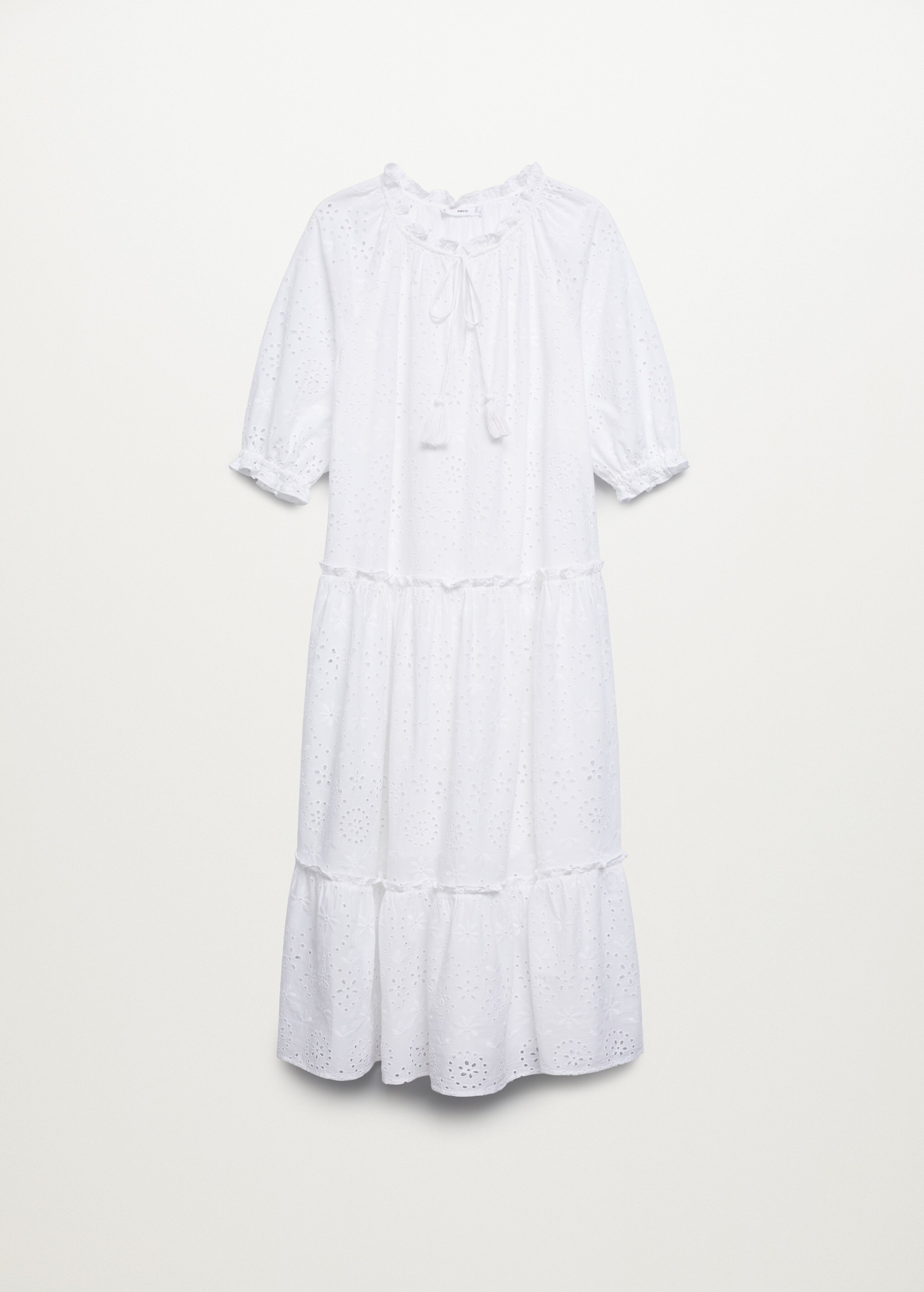 Broderie anglaise cotton dress - Article without model