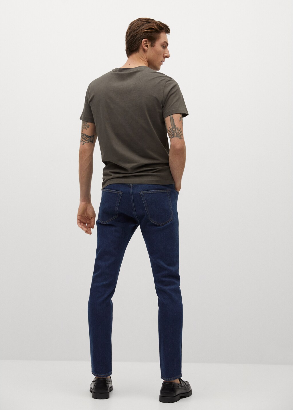 Tapered-fit lyocell Tom jeans - Reverse of the article