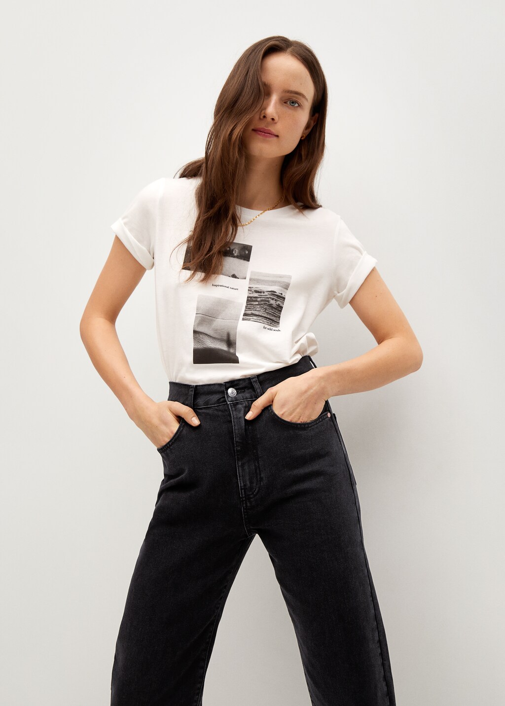 High-waist balloon jeans - Details of the article 3