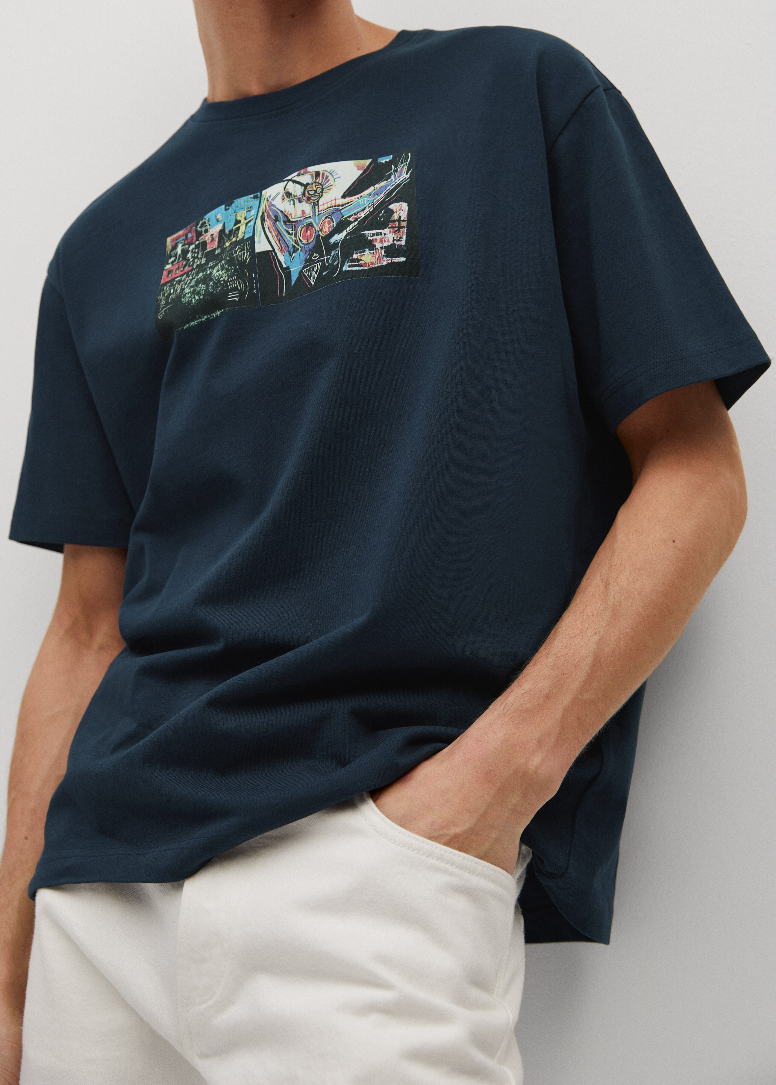 Camiseta estampada Basquiat - Detalle del artículo 2