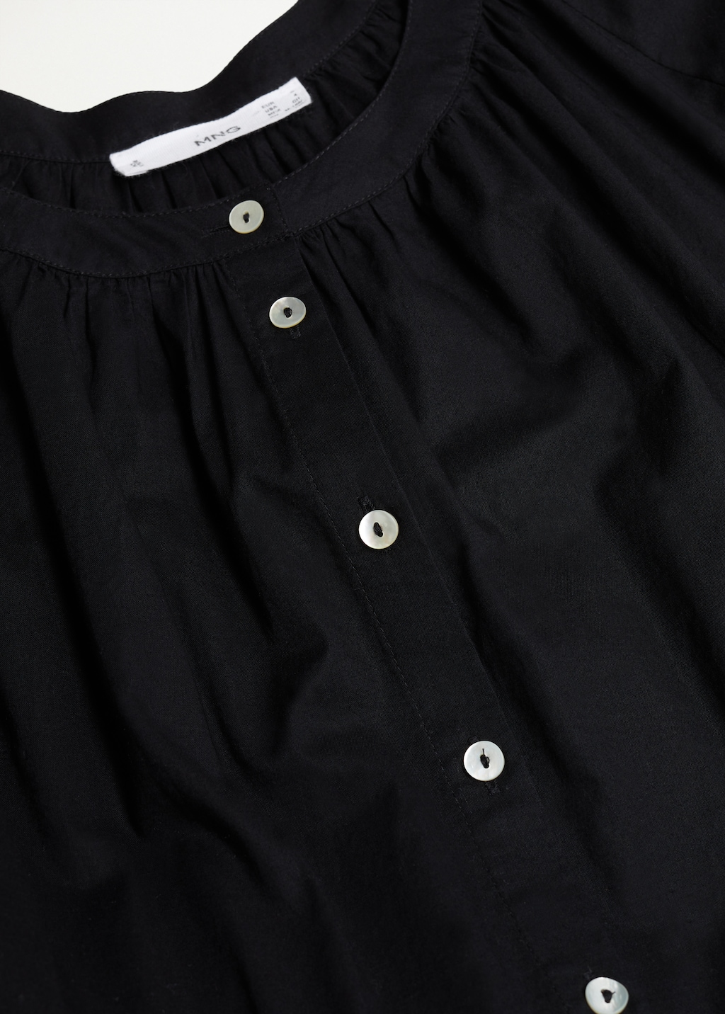 Frill cotton dress - Details of the article 8