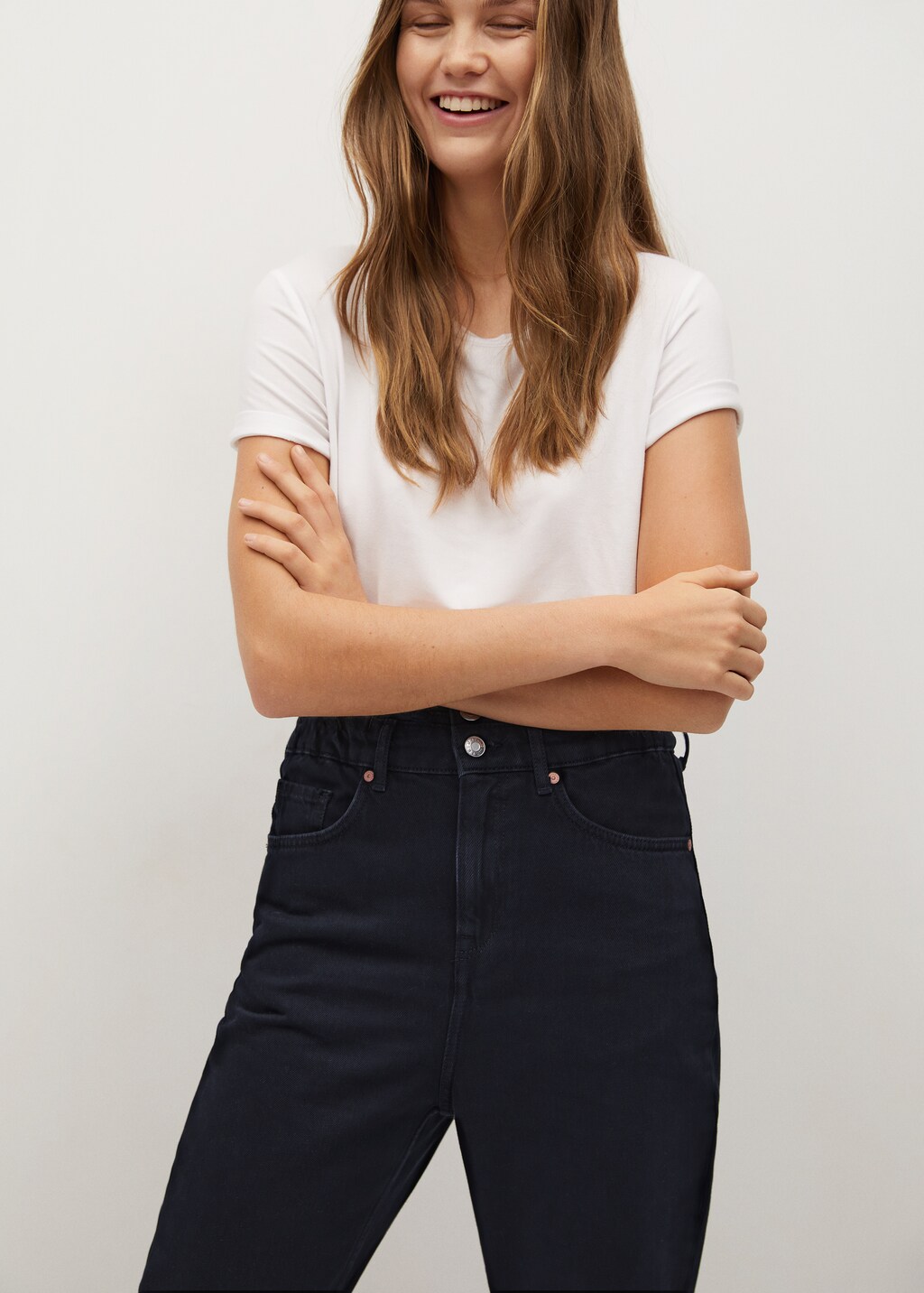 Waist straight Baggy jeans - Details of the article 3