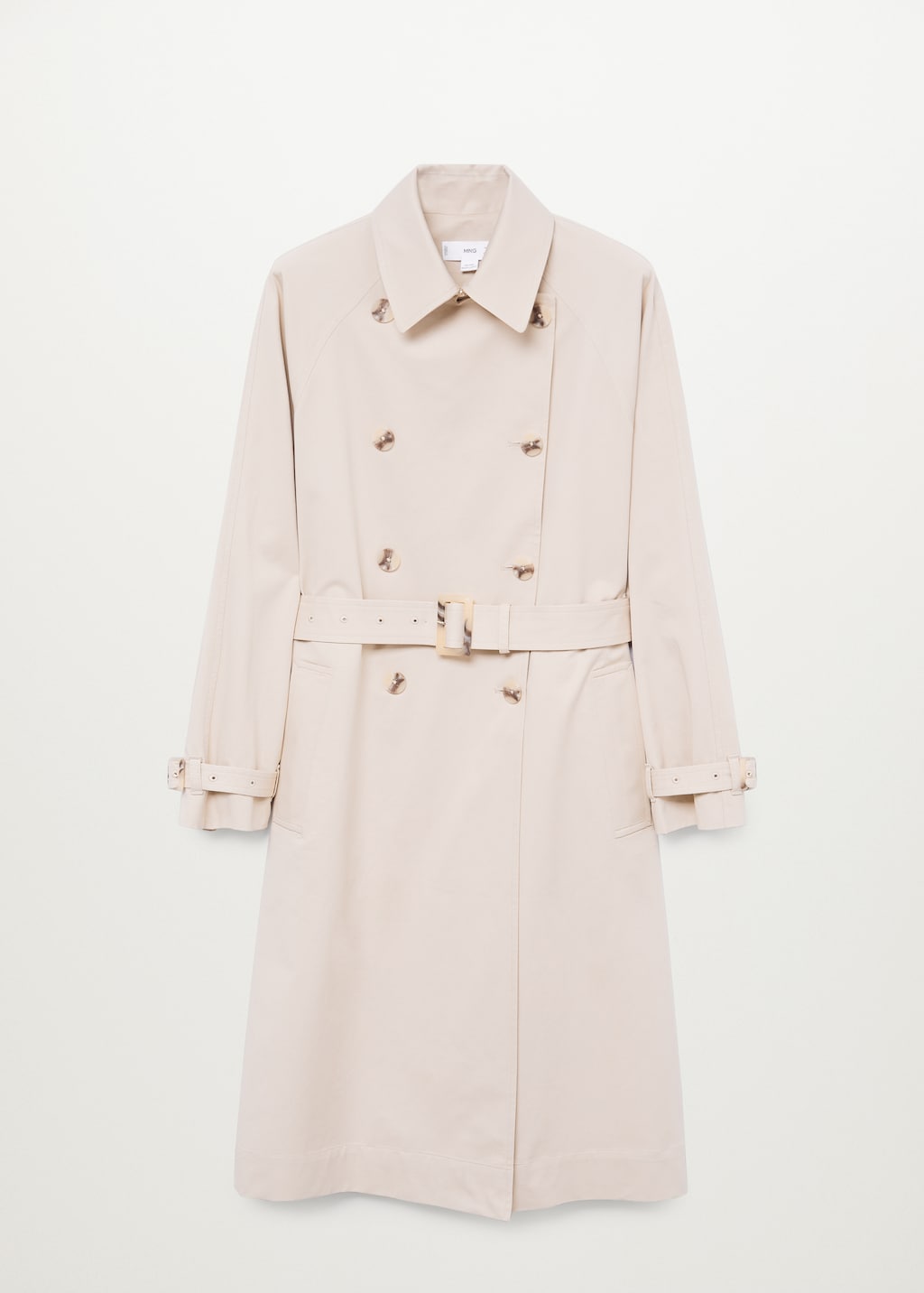 Long water-repellent trench coat - Article without model