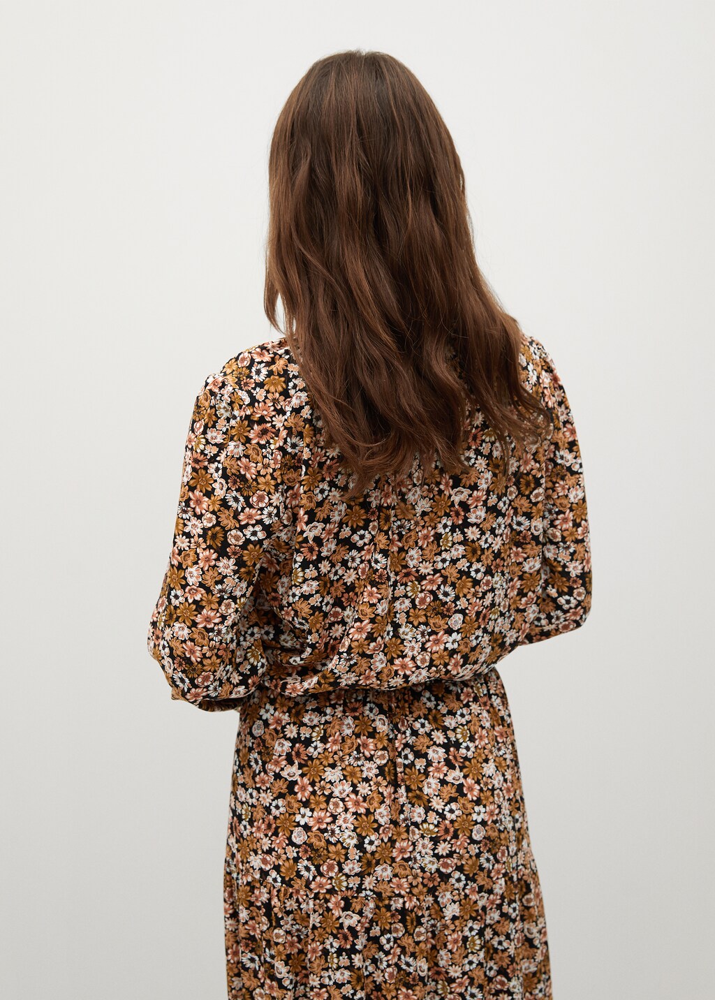 Floral print blouse - Reverse of the article