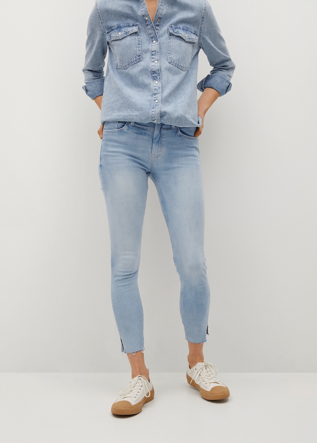 Crop skinny Isa jeans - Medium plane