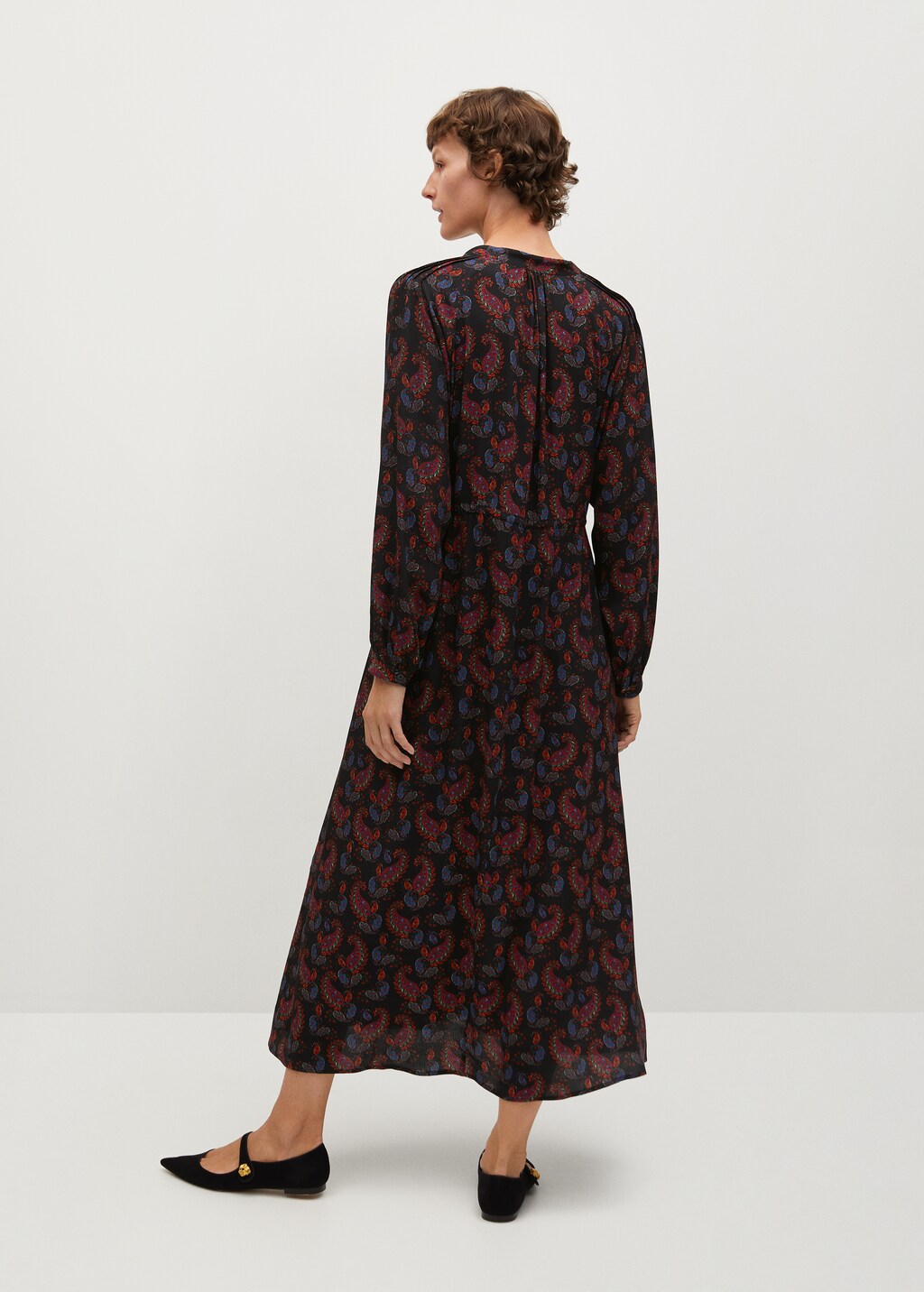 Paisley print dress - Reverse of the article